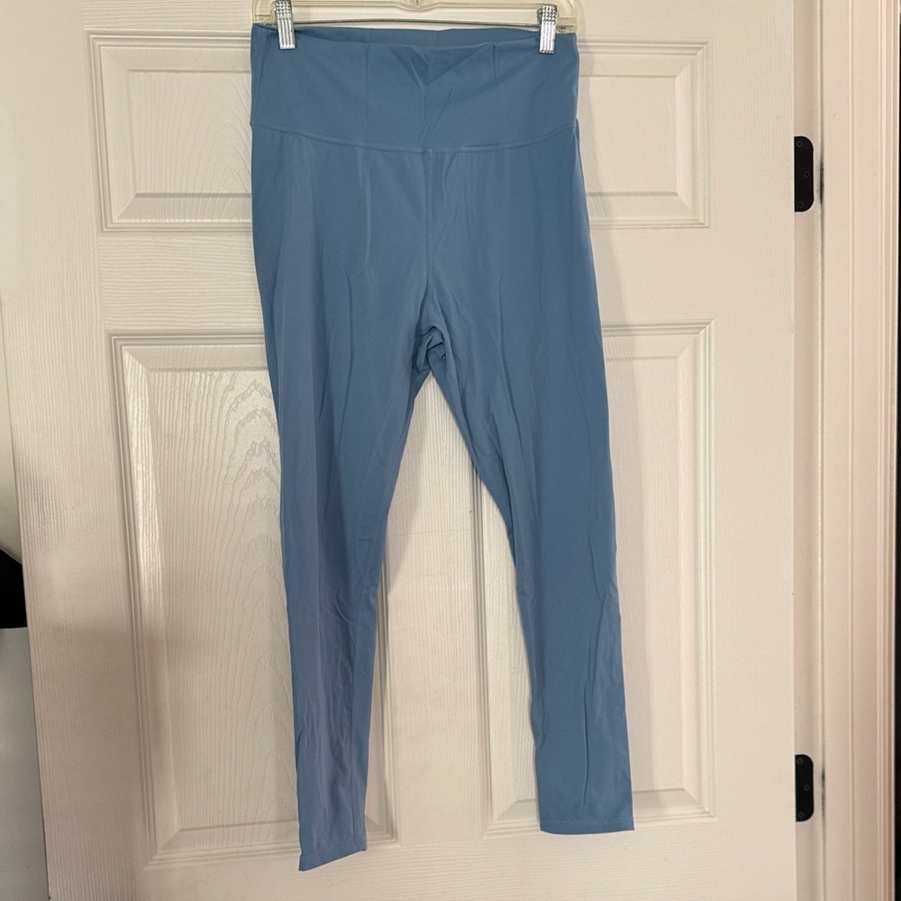Lululemon inspired Blue High-Waisted Leggings